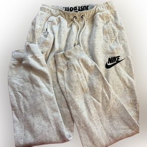 Nike light grey sweatpants